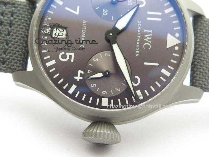 MIROTIME 0117 SunProtective Big Pilot Real PR IW500910 “Patrouille Suisse” ZF 1:1 Best Edition On Gray Nylon Strap 7278